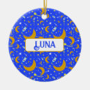 Search for crescent moon christmas tree decorations Space