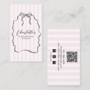 Search for pinstripes business cards Pink