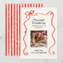 Search for red bow christmas cards Minimal