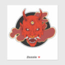 Search for japanese mask stickers Demon