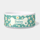 Search for floral dog bowls Daisy pattern