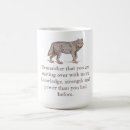 Search for wolf face mugs Power