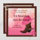 Search for cowgirl sweet 16 invitations Boots
