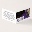 Search for adoption business cards Animals