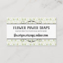 Search for soap business cards Floral