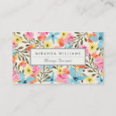 Search for island business cards Floral