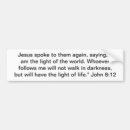 Search for worlds bumper stickers Christian