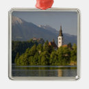 Search for castle christmas tree decorations Lake bled