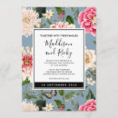 Search for dusty blue and blush wedding invitations Traditional