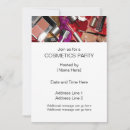 Search for cosmetic invitations Makeup party