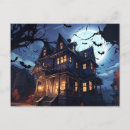 Search for ghostly postcards Haunted house