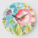 Search for flower clocks Watercolors