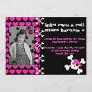 Search for punk skull invitations Pink