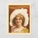 Search for acting for the theatre postcards Advertising
