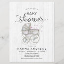 Search for baby carriage invitations Whimsical