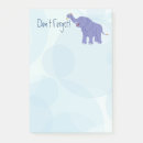 Search for elephant sticky notes post it notes Blue