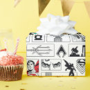 Search for woman wrapping paper Justice league