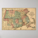 Search for massachusetts map posters Cape cod