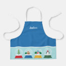 Search for snow aprons Christmas snow globe