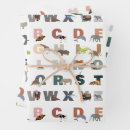 Search for alphabet wrapping paper Animals