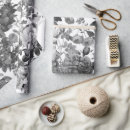 Search for black and white floral wrapping paper Roses
