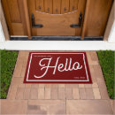 Search for burgundy doormats Modern