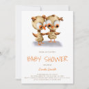 Search for twin owls invitations Girl