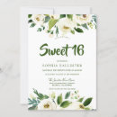 Search for botanical sweet 16 invitations Floral