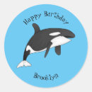 Search for orca cartoon stickers For kids