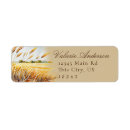 Search for wheat return address labels Rustic