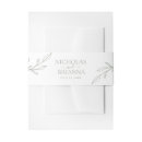 Search for wedding invitation belly bands Simple