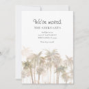 Search for coastal moving invitations Palm tree