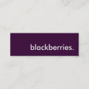 Search for blackberry business cards Fruit