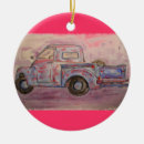 Search for blue truck christmas tree decorations Trucks