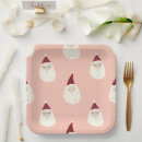 Search for santa claus paper plates Pink