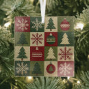Search for quilt christmas tree decorations Vintage