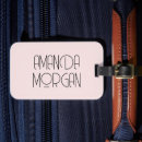 Search for classy luggage tags Blush pink