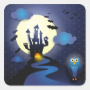 Search for castle at night stickers Halloween