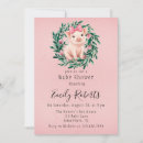 Search for baby pig invitations Floral