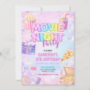 Search for night birthday invitations Movie birthday party
