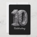 Search for elegant scrolls invitations Silver