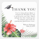 Search for tropical graduation stickers Elegant