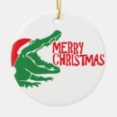 Search for alligator christmas tree decorations Green