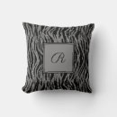 Search for black silver zebra cushions Modern