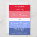 Search for red and blue wedding invitations Simple