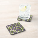 Search for flower drawing coasters Purple