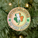 Search for leprechaun christmas tree decorations Shamrock