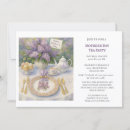 Search for tea seasonal invitations Floral