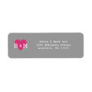 Search for monogram save the date return address labels Engagement