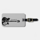 Search for guitar luggage tags Musician